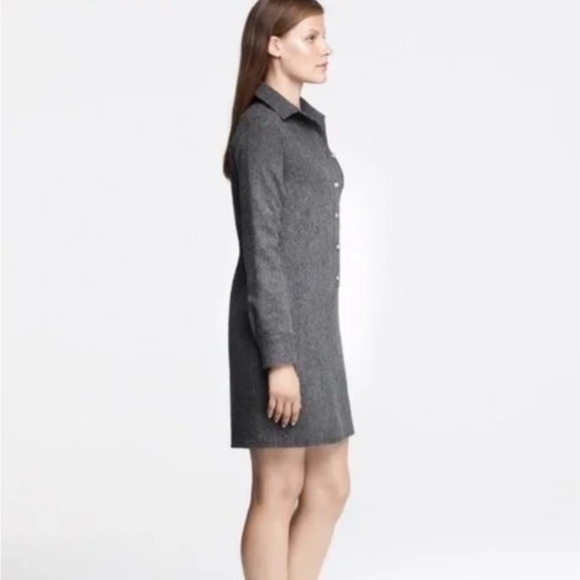J. Crew herringbone shirt dress - Picture 4 of 16